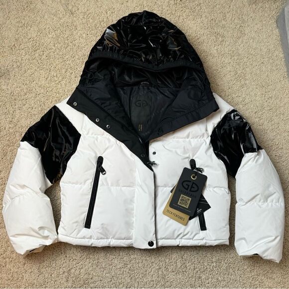 Goldbergh Arleth White Black Ski Jacket Waterproof NWT US 6 - Picture 5 of 10